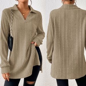 Slash & Sleek Long Sleeve Sweater